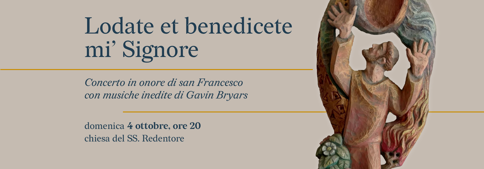 Lodate et benedicete mi' Signore immagine concerto 04 ott rettangolare